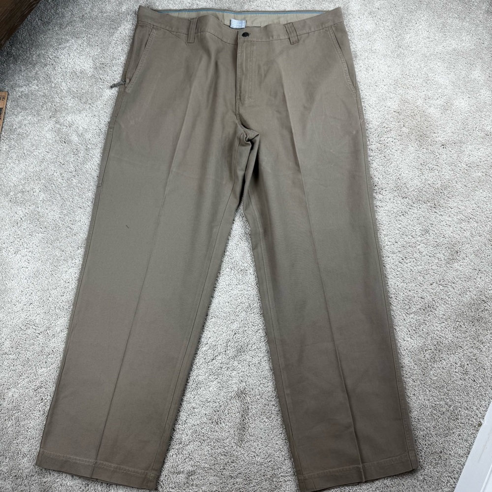 Columbia Mens 42x29 Brown Utility Pants Cotton Straight‎ Leg Outdoor AM6048